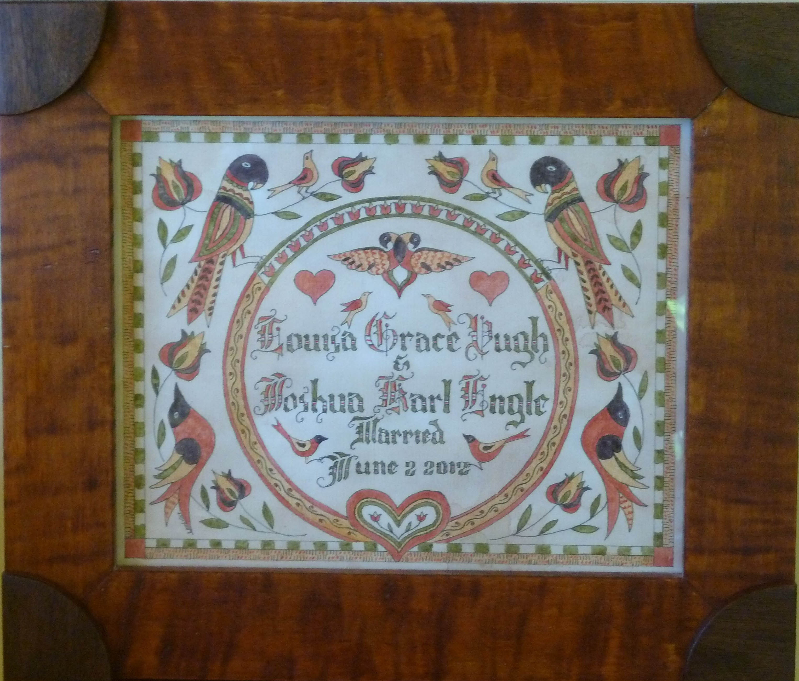 Fraktur Certificate by Pam Godillot