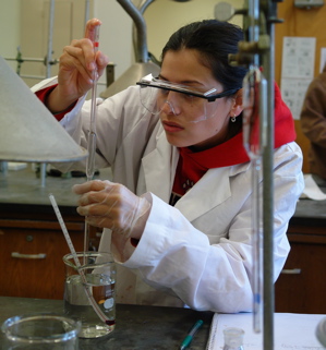 Student Pipetting