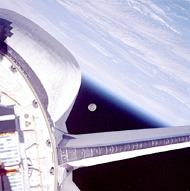 Earth from space shuttle