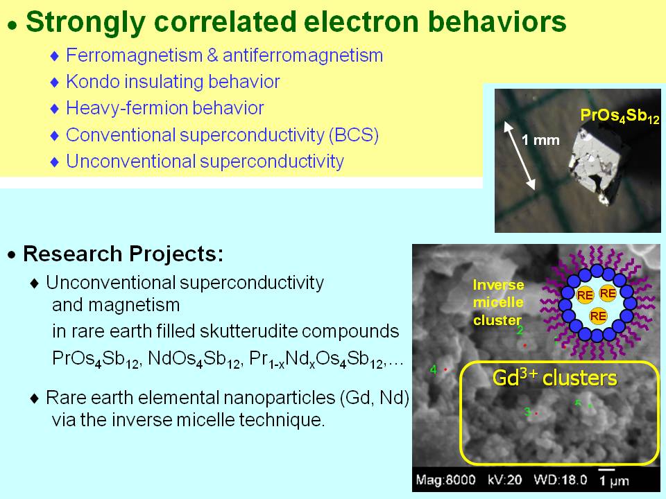 Current research project