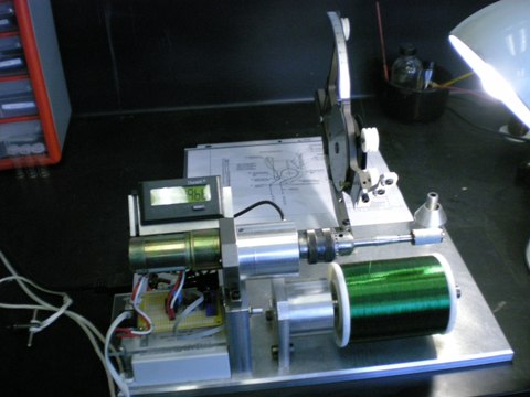 Home-built coil winder